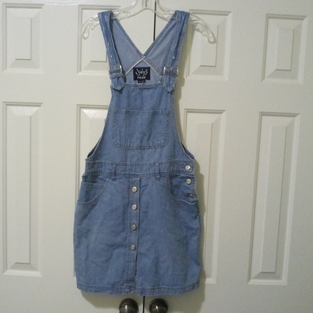 Jean Skirt Overalls
